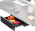 Stand Steady Attachable Under Desk Drawer, Pull-Out Storage Organizer with Smooth Sliding Tracks, Black