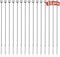 15Pcs Metal Stir Sticks, Stainless Coffee Stirrers Reusable, Swizzle Sticks for Cocktails, Multifunctional Stir Sticks