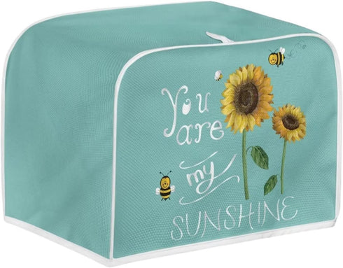2 Slice Toaster Dust Cover, Kitchen Bakeware Protector, Dustproof Fingerprint Protection, You Are My Sunshine