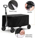 38x22x20 inch TheElves Garden Cart Cover, Outdoor Garden Wagon Covers Waterproof Heavy Duty for Yard Dump Carts, Steel