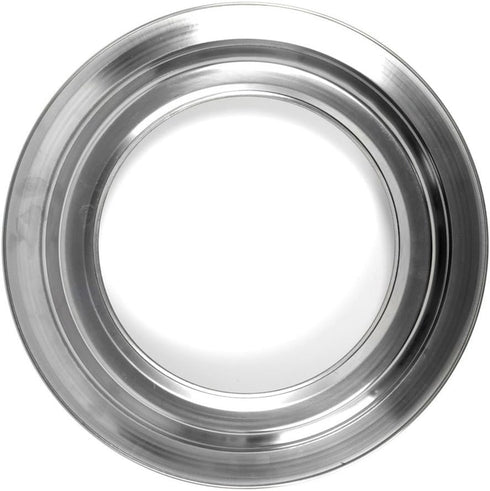 Korean Style BBQ Plate - Smokeless Indoor Stainless Steel Non-Stick Roasting Round Grill Pan for Camping