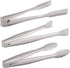 Small Serving Tongs Set, 6-Inch Appetizer Tongs, Stainless Steel Mini Tongs, Set of 6