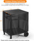 27 22 30 Inch Outdoor Prep Table Cover for Inkmin Double-Shelf Movable Dining Cart Table, Patio Bar Cart Cover