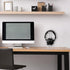 Acrylic Headphone Stand, Clear Gaming Headset Holder for Desktop Display Office Accessories with Metal Hardware