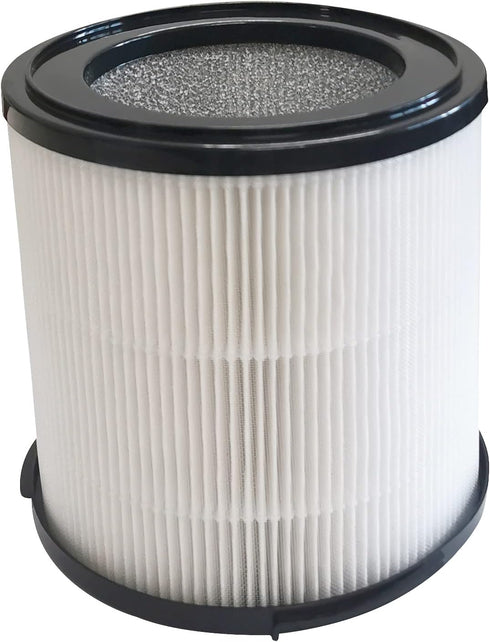 ELITUN KJ130 Air Purifier Replacement Filter, 3-in-1 Pre-Filter, True HEPA Filter, 1 Pack (White)