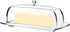 Youngever Plastic Butter Keeper, Reusable Clear Butter Dish with Lid