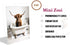 MINI ZOZI Cow Bathroom Decor 8x10, 6PCS Canvas Pictures Wall Decor Funny Highland Cow Prints Art