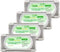 4 Packs Refrigerator Deodorizer (60g Each), Fonday Odor Eliminator for Fridges, Bamboo Activated Charcoal