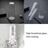 Set (30 oz/850ml) ZILJJ Clear Bedside Water Carafe with Tumbler Glass for Bedroom, Mouthwash Decanter for Bathroom