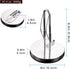 5-Year Single Hand Tear Paper Towel Holder, Anti-Slip Kitchen Towels Stand, Adjustable for Various Roll Sizes, Super
