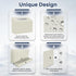 Acrylic Hand Towel Box Cover Compatible with Kleenex Disposable Hand Towels Wall-Mounted Paper Towel Dispenser Suitable