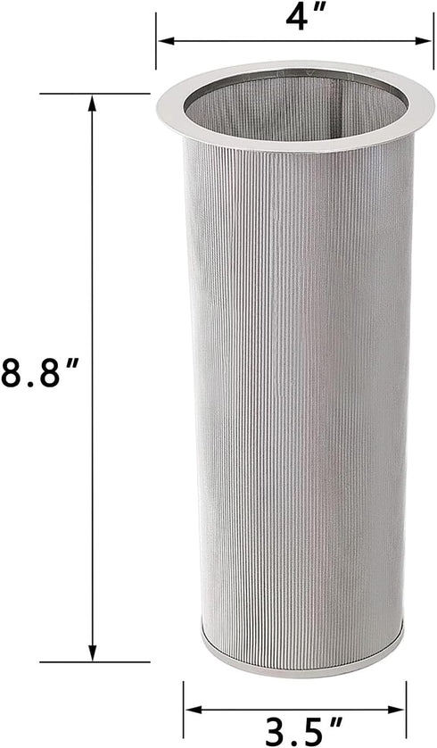 Cold Brew Coffee Filter for 1 Gallon Mason Jars, Stainless Steel Fine Mesh for Large Batch Brewing