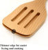 Bamber Wooden Wok Spatula Set - Wood Turner for Non Stick Cookware, Pack of 2