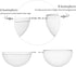 Kingrol 20 Pack 4-Inch Clear Plastic Fillable Ornaments Ball for Christmas, Wedding, Party, Home Decor