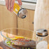 2 Pack Salt and Pepper Shakers, 300ml Glass Spice Jars with Adjustable Pour Holes, Stainless Steel Seasoning Containers