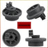 8 Pcs 4581DD3003B Dishwasher Lower Rack Wheels, Bottom Dishrack Roller Assembly Replacement for LG Dishwashers