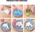 4 Set Rice Mold - Cartoon Dolphin Rabbit Sun Sushi Bento Maker Mould for Kids Meal