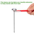 Frienda 3 Pcs Instant Read 1 Inch Dial Thermometer, Pocket Food Thermometer with Calibration Sleeves for Drinks