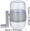 Portable Manual Hand Nut Chopper for All Nuts Walnut Pecans, Hand Crank Nut Grinder in Grey