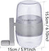 Portable Manual Hand Nut Chopper for All Nuts Walnut Pecans, Hand Crank Nut Grinder in Grey