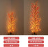 Zyxva 4FT 48 8 Cherry Blossom Vine Lights with Remote, LED Pink Flower Willow Vine Lights for Bedroom Wall Decor, Fairy