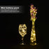 24 Pack Battery Operated Fairy Lights, 3.3ft 20 LED Silver Wire Warm White for Wedding, Party Decor
