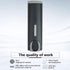Shampoo and Conditioner Dispenser, No Drill Wall Mounted Shower Dispenser, Black, Single Chamber, 350ml