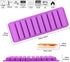 Long Strips Silicone Mold Finger Shaped Cookie Molds 2 PCS-10 Cavity Chocolate Rectangular Cereal Bar Molds Ice Cube Tray Jelly Cake Candy Baking Tools by Bamutu