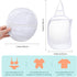 3 Pieces Hanging Laundry Hamper Bag, Foldable Mesh Hamper with Carry Handle for Dirty Cloth, Toy, Camping, Hotel Use