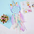 QtGirl Dream Catchers for Kids - Unicorn Wall Decor for Girls Bedroom Flower Feather Hanging Decoration