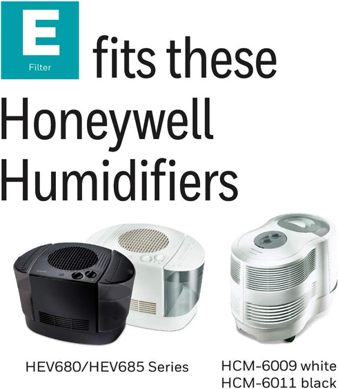 Honeywell HC14PF3 Replacement Wicking Filter E, 3 Count, White, 3 Pack