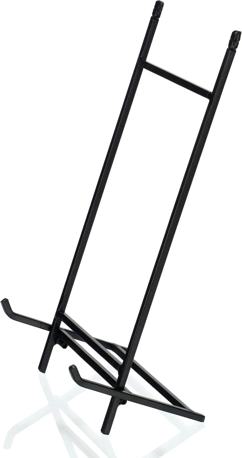 Red Co. 12” Tall Decorative Modern Metal Plate Stand and Art Holder Easel in Black Finish