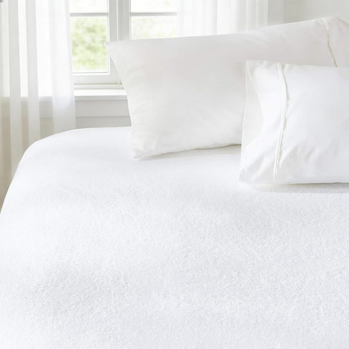 18 Queen Mattress Protector Waterproof- Washable Mattress Cover Queen Size Fitted Bed Pad Noiseless Plastic Protection