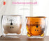 Old Fashioned Glasses, Cute Beer Mugs, Bear Tea Cup Coffee Couple Glass Mugs for Valentine's Day Gifts