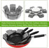 BOYAN Pot and Pan Protectors, Set of 12, Cookware Dividers Pads for Protecting and Separating Pots