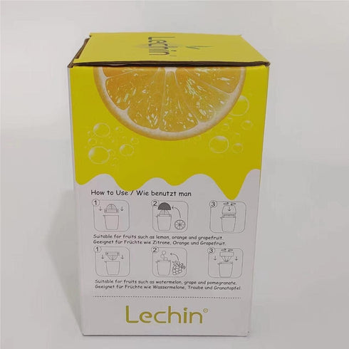 Citrus Juicer Hand Juicer with Lemon Shape - Two Press Options for Different Fruits (Green)