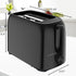 OVENTE Electric 2 Slice Toaster Machine with 6-Shade Toast Settings, 700W Power, Black TP2210B