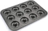 Lawei 2 Pack 12-Cavity Non-stick Donut Pan, Carbon Steel Donut Baking Pan for Muffin, Cake, Dessert, Mini Bagel Mold Donut Trays for Oven, Microwave, Freezer Safe