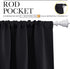 NICETOWN Halloween Black Out Curtain Panels - Energy Smart Thermal Insulating Drapes for Small Window (2 Panels)