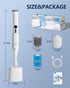 Set, 8 1 8 6 Electric Toilet Brush and Holder Leebein in Electric Toilet Bowl Cleaning Kit with Replaceable Brushes
