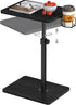 Giikin Side Table, 360 Swivel & Height Adjustable TV Trays for Eating