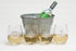 Set of 4 Stemless Boat Wine Glasses – 16oz Unbreakable Nautical Glasses with Anchor, Compass, Helm & Life Ring,