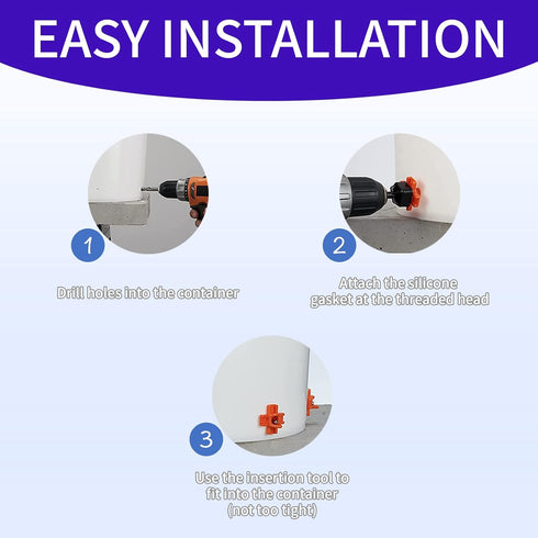 YAFIYGI 6Pack Horizontal Automatic Poultry Nipples - Easy Install Chicken Quail Duck Watering System