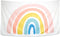 birdyboutique.com Pastel Rainbow Wall Tapestry 60 x 36 (Kids Room Decor, Nursery