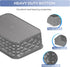 3 Pack Small Plastic Baskets, Storage Bin for Organizing Household Wicker Storage for Laundry, Bedrooms, Dark Gray