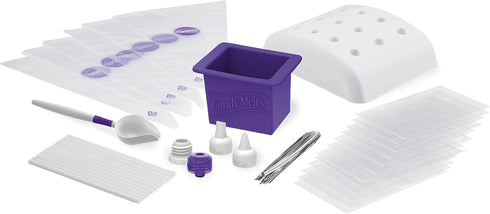 Wilton Candy Melts Dip-N-Decorate Candy Making Tools - Cake Pop Decorating Kit, 49-Piece
