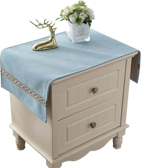 Bedside Tablecloth Table Dustcover End Tablecover Bedside Tabletop Home Decoration Fabric Tablecloth