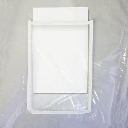 HANGERWORLD 4ft Clothes Garment Rack Cover, Clear Showerproof COVER ONLY (48"x24"x65")