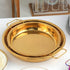 Buyer Star Stainless Steel Steaming Tray Cold Noodle Plate 9 Inch Everyday Pan Stainless Steel Big Green Egg Drip Pan Pizza Cake Baking Tray Liangpi Tool Round Dinner Plate Fruit Serving Dish, Silver by Buyer Star