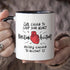 YouNique Designs Cute Enough to Stop Your Heart Coffee Mug, 11 Ounces, Physician Assistant Gifts (Black Handle)